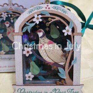 Hallmark 2024 Twelve Days of Christmas Partridge in a Pear Tree series Ornament